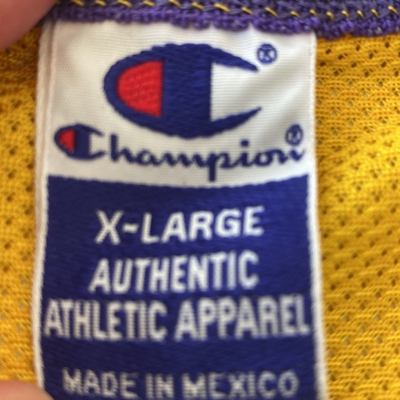 Shaquille O'Neal #34 Vintage 90s Y2K Basketball Jersey LA Lakers Champion XL - Picture 6 of 10